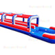 8'H 2 Lane All American Inflatable Slip N Slide by Bouncer Depot