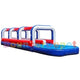 8'H 2 Lane All American Inflatable Slip N Slide by Bouncer Depot