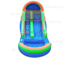 20 Feet Front Load Backyard Inflatable Water Slide by Bouncer Depot