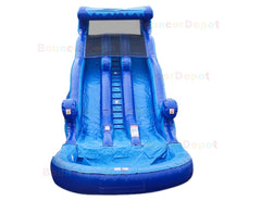 20'H Double Lane Commercial Inflatable Water Slide by Bouncer Depot