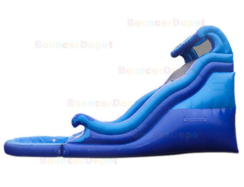 20'H Double Lane Commercial Inflatable Water Slide by Bouncer Depot