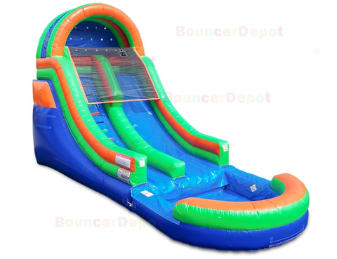 16ft Standard Waterslide by Bouncer Depot