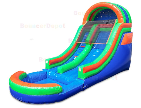 16ft Standard Waterslide by Bouncer Depot