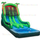 18'H Double Lane Tropical Wet Dry Slide by Bouncer Depot