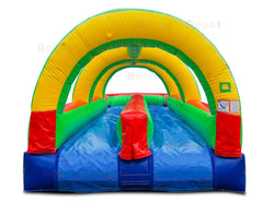 8'H Slip and Slide - Double Lane by Happy Jump