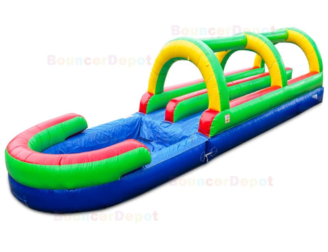 8'H Slip and Slide - Double Lane by Happy Jump