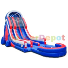 All American Double Lane Water Slide