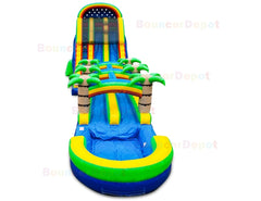 22 Ft Tropical Wave Water Slide Combo