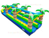 Image of 18 Ft Double Lane Tropical Slide And Slip by Bouncer Depot
