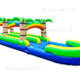 18 Ft Double Lane Tropical Slide And Slip by Bouncer Depot