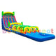 21'H Triple Lane Water Slide And Slip by Bouncer Depot