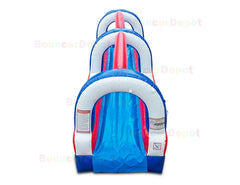 8'H Single Lane Slip N Slide With Pool by Bouncer Depot