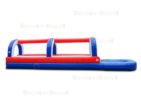 8'H Single Lane Slip N Slide With Pool by Bouncer Depot
