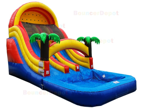 15 Ft Dual Water Slide by Bouncer Depot