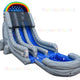 22 High Double Lane Marble Gray Slide W Pool