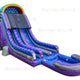 22'H Purple Waves Water Slide by Bouncer Depot
