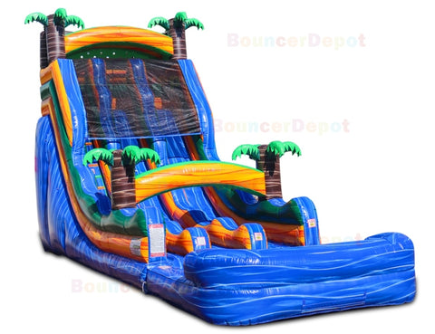 20'H Marble Jewel Slide by Bouncer Depot