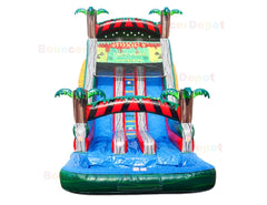 21'H Toxic Tropical Slide by Bouncer Depot