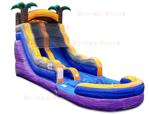 14'H Lava Tropical Slide by Bouncer Depot