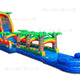 20 Feet Tropical Slide And Slip N Splash by Bouncer Depot