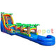 20 Feet Tropical Slide And Slip N Splash by Bouncer Depot