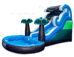 10'H Commercial Residential Water Slide by Bouncer Depot