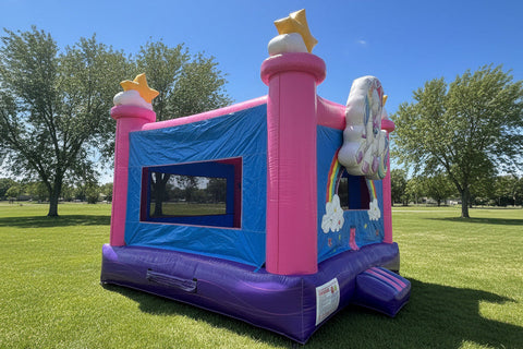 Unicorn Bounce House | Commercial Inflatable Bounce House 15x15 MN1169