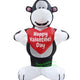 5' Air Blown Inflatable Valentine's Day Gorilla w/ Heart