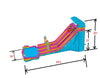 Image of 20'H Surf Slide with Removable Pool