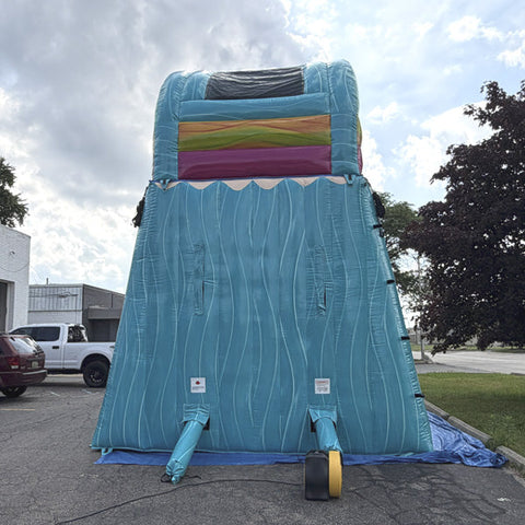 20'H Surf Slide with Removable Pool by Eagle Bounce