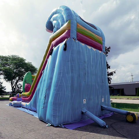 20'H Surf Slide with Removable Pool