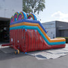 Image of 13'H Dual Lane Rainbow Water Slide with Deep Pool