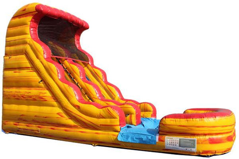 18'H Volcano Slide Wet n Dry
