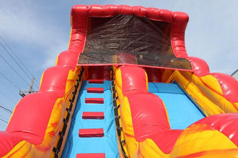 18'H Volcano Slide Wet n Dry