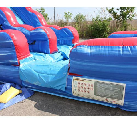 18'H Tsunami Slide Wet n Dry