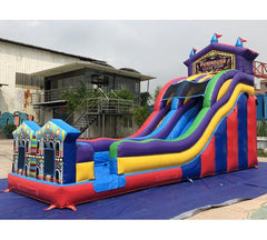 21'H Carnival Super Slide Wet N Dry by MoonWalk USA