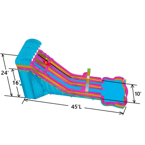 24'H Super Surf Slide W n D