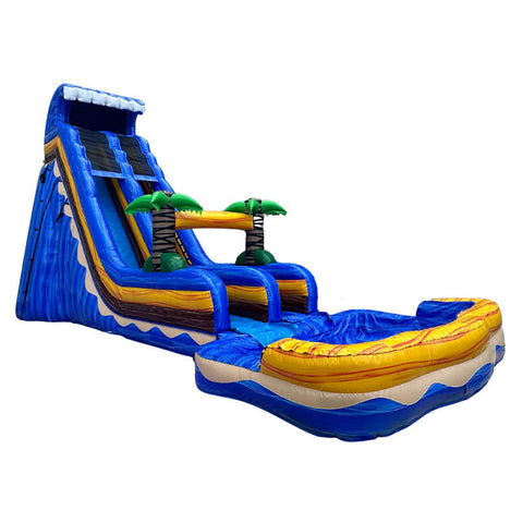 20'H Blue Wave Slide with Removable Pool