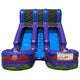 15'H Dual Lane Purple Slide Wet n Dry