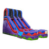 Image of 15'H Dual Lane Purple Slide Wet n Dry