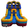 Image of 15'H Dual Lane Rainbow Slide Wet n Dry