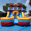 Image of 15'H Dual Lane Sunrise Slide Wet n Dry