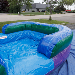 15'H Purple Slide with Deep Pool