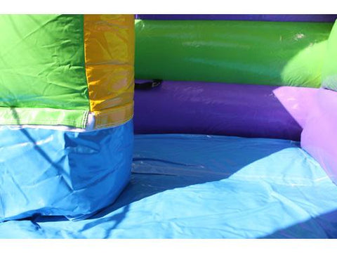 18'H Double Dip Slide Wet n Dry (Green)