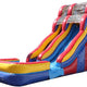 18'H Double Dip Slide Wet n Dry (Red) by MoonWalk USA