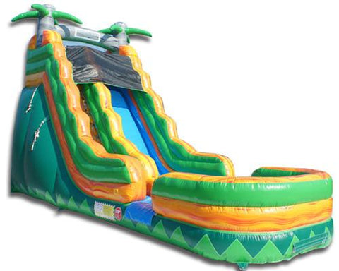 19'H Palm Tree Slide Wet n Dry