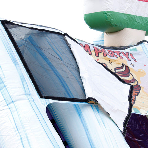 19'H Ice Cream Slide Wet n Dry with Removable Art Panel