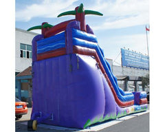 19'H Purple Slide Wet N Dry by MoonWalk USA