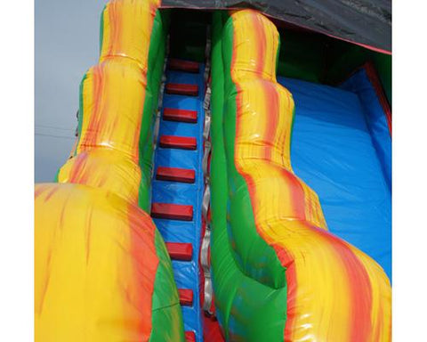 19'H Volcano Slide Wet n Dry