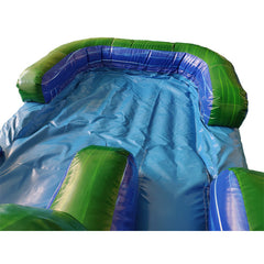 15'H Tropical Slide Wet n' Dry by Eagle Bounce